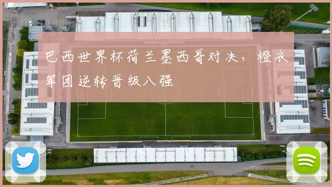巴西世界杯荷兰墨西哥对决，橙衣军团逆转晋级八强